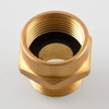 Tecmolog Brass Pipe Fittings Connector G 1/2 Female Thread (Metric