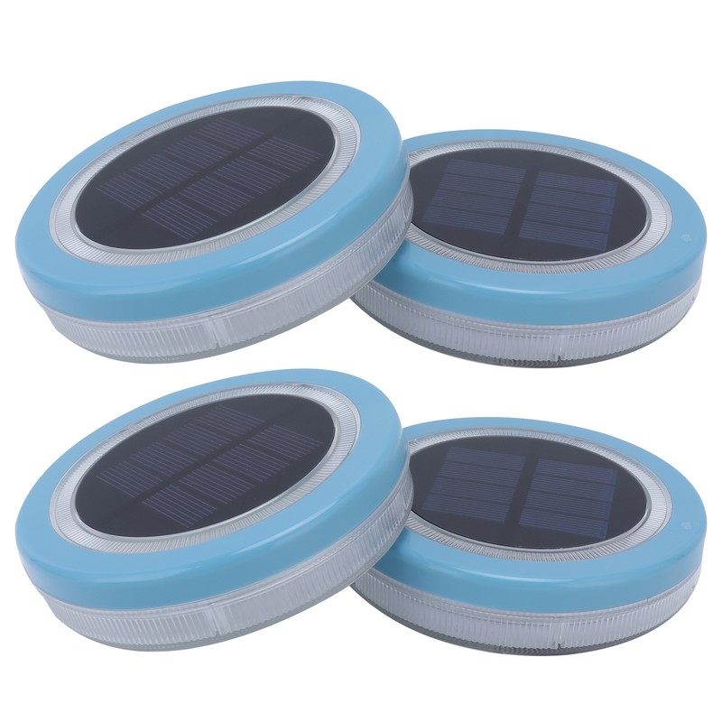 4Pcs Solar Floating Lights Waterproof LED Swimming Pool Lamp Solar