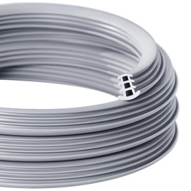 Flexible EPDM Rubber Strip (50 ft Long and 1/2 inch Wide) for Concrete Crack Repair and Replacement - Weather and Aging Resistant Expansion Joint Filler for Driveways and Sidewalks