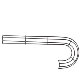 HOMSFOU Christmas Candy Cane Shaped Wire Wreath Frame Metal Holiday Flower Wreath J Letter Making Rings Shapes For DIY Christmas Christmas New Year Flower Wreath Hoop 30