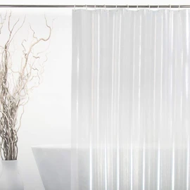 EurCross 72 x 108 inch Extra Long Clear Shower Curtain Liner with 5 Magnets,PVC Free Thick EVA Shower Liner, Heavy Duty Weighted Clear Shower Curtain for Bathroom 108 inch Length