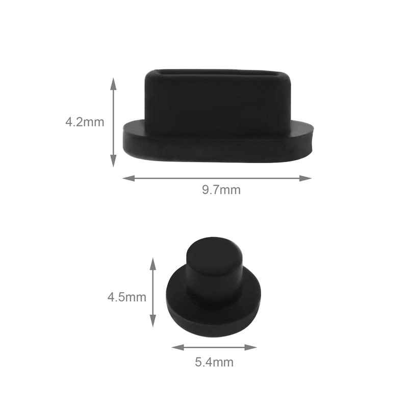 Be In Your Mind Pack of 5 Dust Caps Compatible