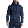 GYMELITE Men's Workout Hoodies 1/4 Zip Pullover Fashion Gym Athletic