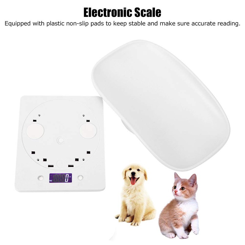 Fdit 10kg/1g Digital Small Pet Weight Toddler Scale Infant Scale