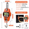 Outmate 660lb/300kg Digital Crane Scale - Compact LCD Handheld Hanging