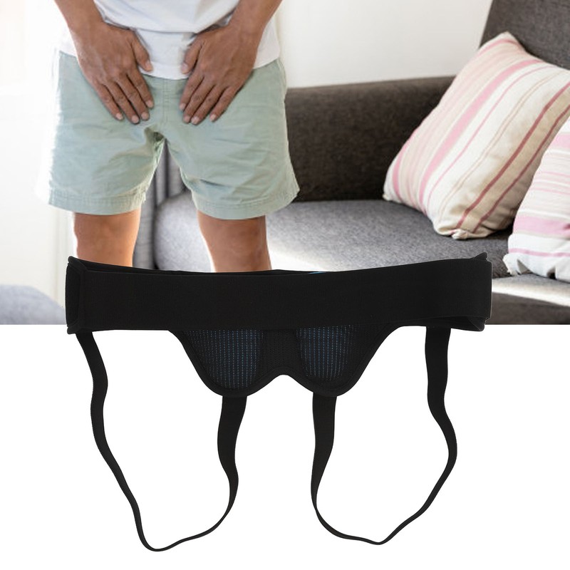 Men Hernia Belt Adjustable Stable Support Soft Breathable Reduce Discomfort