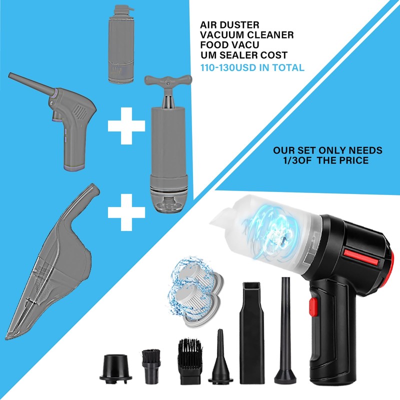 Meudeen Air Duster - Computer Vacuum Cleaner - for Keyboard