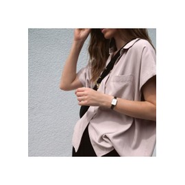 Daniel Wellington Quadro Pressed Women’s Watch – 20x26mm Square Case, Japanese Quartz Movement, Leather Strap, Water Resistant, Rose Gold Watch for Women - Sheffield