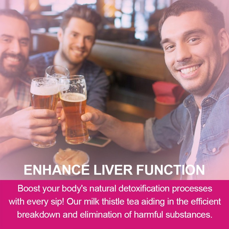 VAEYAE Dried Milk Thistle Herbal Tea for Liver Detox and