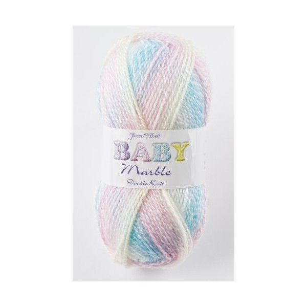 James Brett Baby Marble DK Knitting Yarn Soft Double Knit