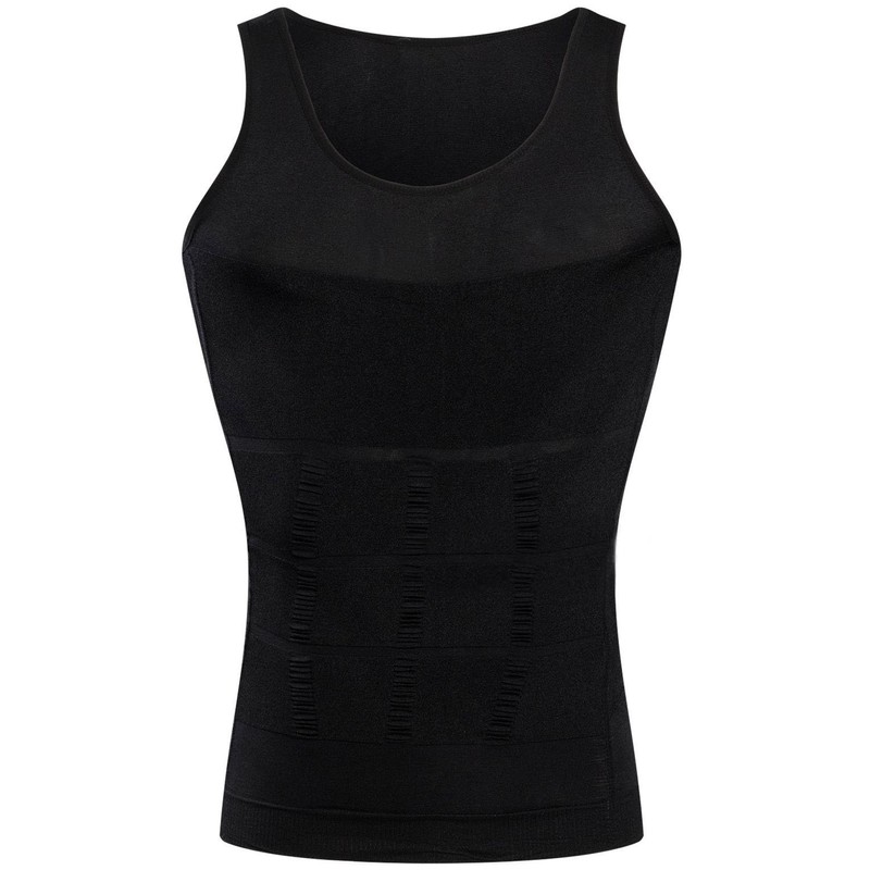 Plus Nao(プラスナオ) メンズ 加圧インナー 加圧シャツ 着圧インナー 着圧シャツ タンクトップ ノースリーブ ラウンドネック