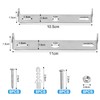 Anseom 4 Pcs Lighting Fixture Ceiling Plate Bracket, 105mm/110mm Light
