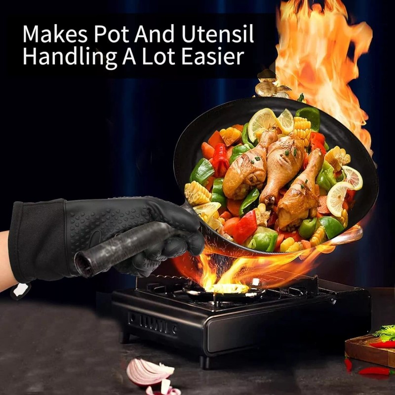 Nexgrill NEW! Grilling Gloves in Black Silicone