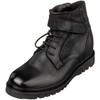 CALTO Men's Invisible Height Increasing Elevator Shoes - Black Leather
