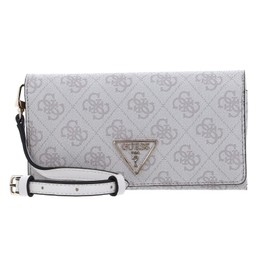 GUESS Laurel SLG Crossbody Flap Wrist Dove Logo