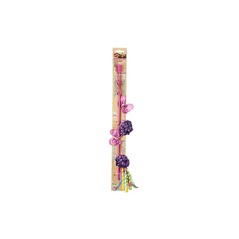 SPOT Mylar & Butterfly Teaser Wand - Cat Toy with