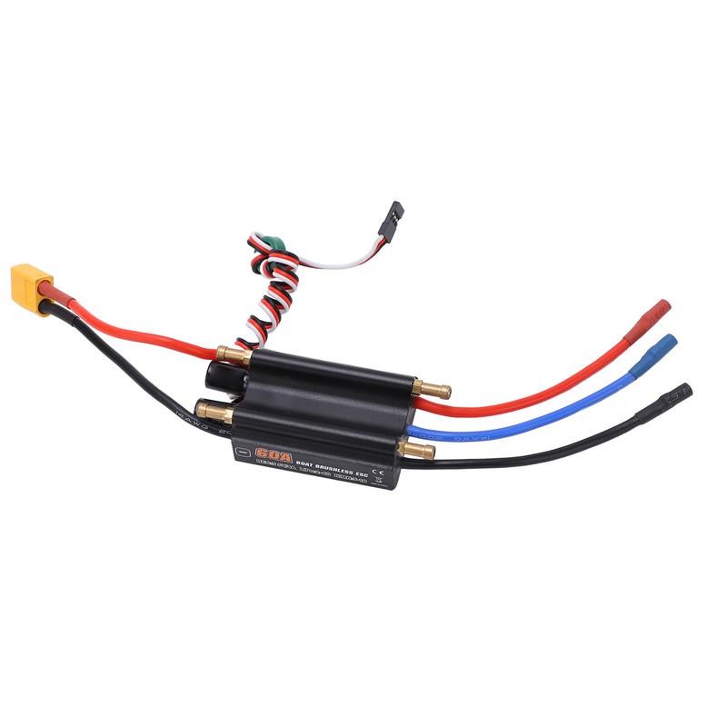 60A Brushless Electronic Speed Controller with XT60 Plug BEC Switch