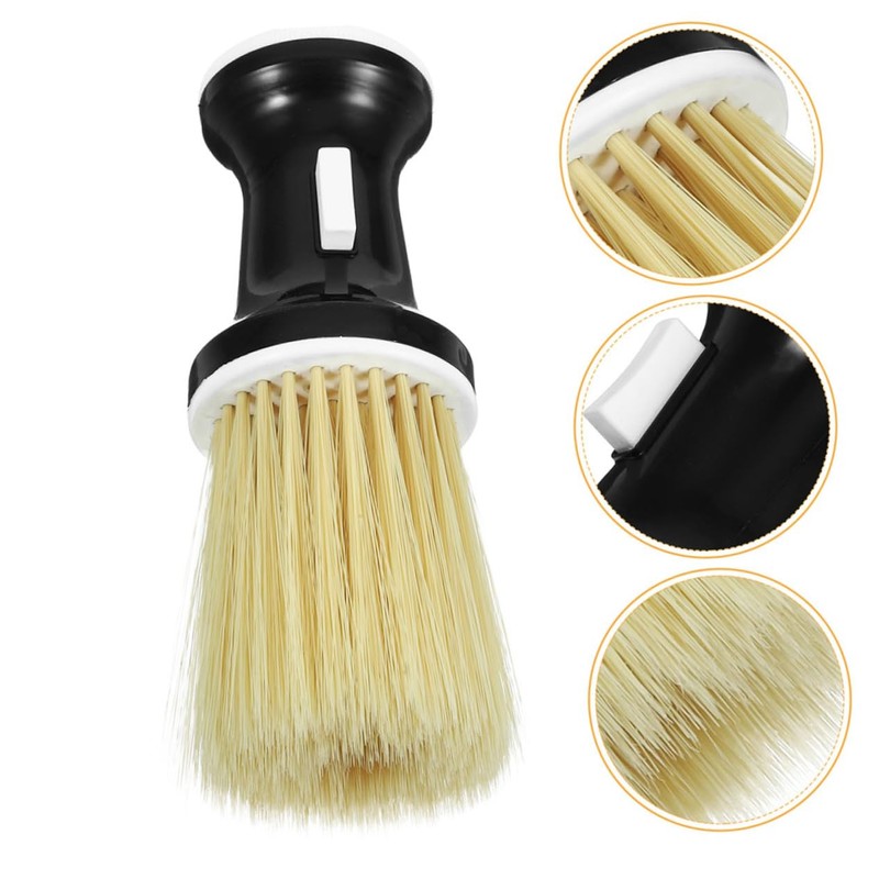Baluue Hair Cutting Barber Neck Brush Set Detachable Duster for