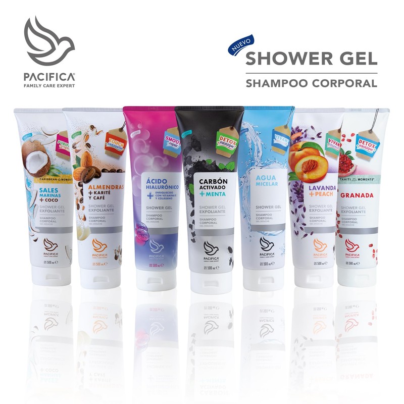 Pacifica Jabón Líquido Corporal Shower Gel Exfoliante Almendra + Karité