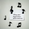 Gadget Master Music Notes Fridge Magnets Set of 6