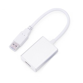 USB 3.0 to HDMI Converter Cable Display Graphic Adapter for PC HD 1080P (White)