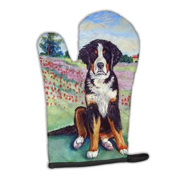 Caroline's Treasures 7011OVMT Bernese Mountain Dog Oven Mitt Heat Resistant Thick Oven Mitt for Hot Pans and Oven, Kitchen Mitt Protect Hands, Cooking Baking Glove