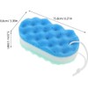 Esponja de Baño Exfoliante Azul LIFKOME de 4 Piezas con