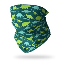 Ruffnek DINOSAURS Multifunctional tube scarf neck warmer snood - for Children/Adults - Unisex One Size