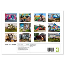 Murals with a Message (Monthly Wall Calendar 2026 11.7" x 16.5" (open)), CALVENDO 14 Month Calendar