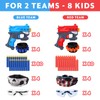 TiopLior Party Favors Compatible with Nerf Party, 8 Sets Gun