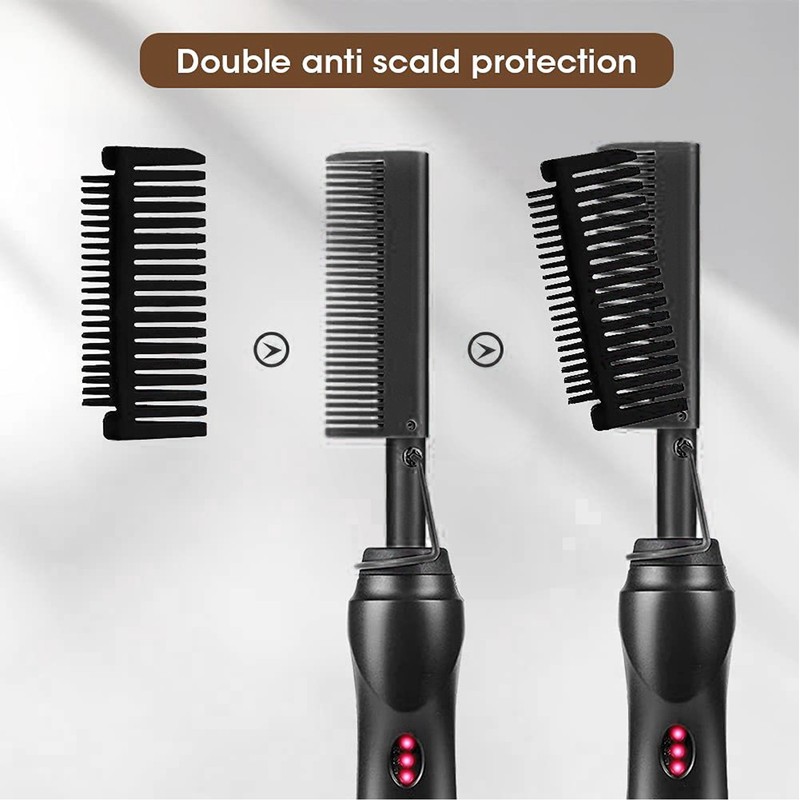 Hot Comb Electric Aluminum Alloy Material 3 Level Adjustment 60