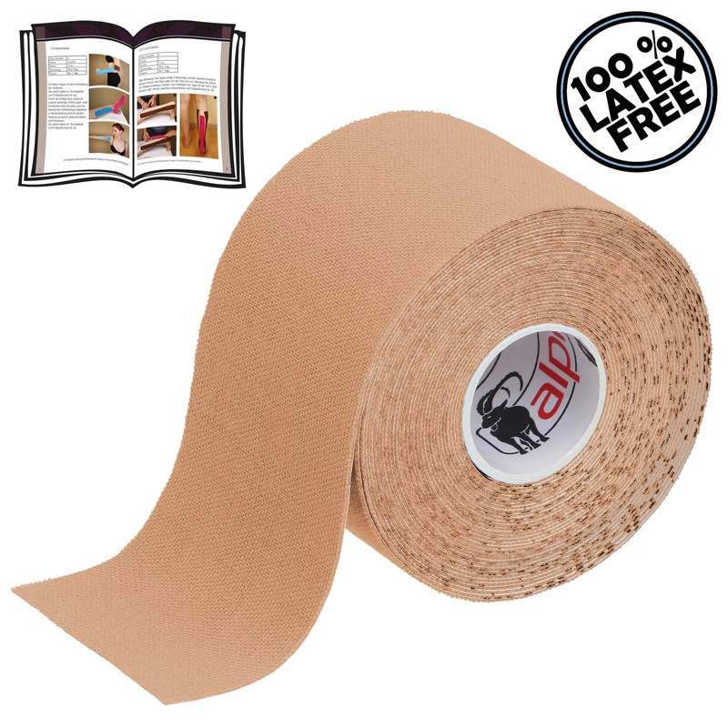 ALPIDEX Kinesiology Tape 1/3/6/12 Rolls Many Colours 5 m x