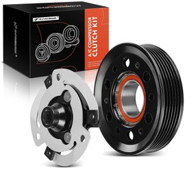 A-Premium Air Conditioner AC Compressor Clutch Kit Compatible with Volkswagen Jetta, Passat, Golf, Tiguan, Beetle, CC, Eos, GTI, Golf City, Golf R, Passat CC & A3, TT, A3 Quattro, TT Quattro