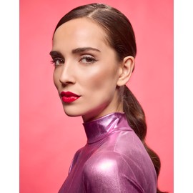 Deborah Milano Super Vinyl Liquid Lipstick No.3 Cherry Pink Intense Colour No Transfer and Shine Up to 16 Hours