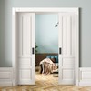 Ravinte 4 Pack Black Sliding Closet Door Handles Black Flush