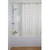 Croydex Dotty Textile Shower Curtain,1800 x 1800mm