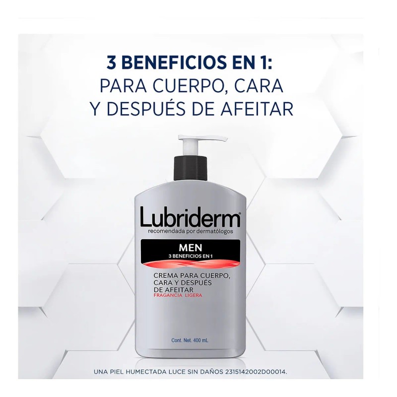 Crema Corporal Men 400 Lubriderm