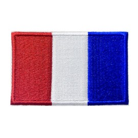 QFEHTHSK 1 Piece French Flag Patch, Embroidery Patch, Sewing Patch, Clothing Repair Patch, Fashionable Creative Patch, Can Be Used For Clothes, Backpacks, Hats