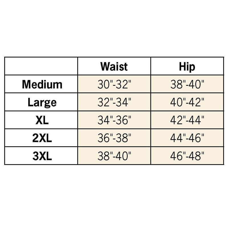 EasyComforts Lower Back Support Brief, Abdominal Shapewear Undergarment, White, 2XL