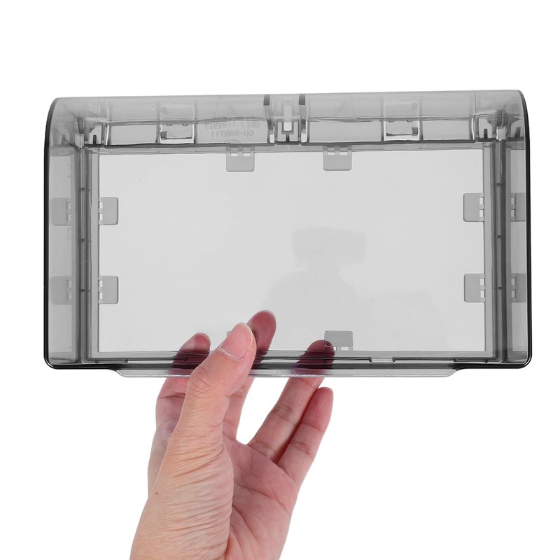 Garneck Waterproof Outlet Plug Cover Double-Position Socket Case Plastic Receptacle