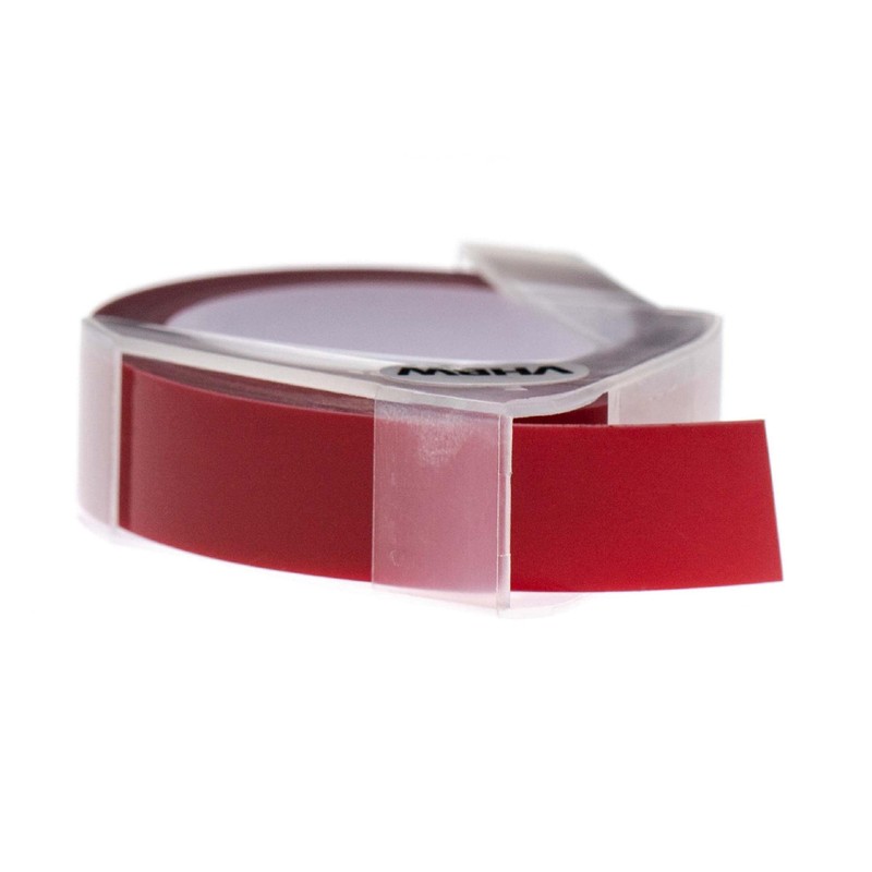 vhbw 3D Embossing Tape Tape Cassette Compatible with Dymo Rhino