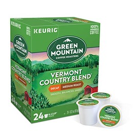 Green Mountain Coffee Vermont Country Blend Decaf, 24 Count K-Cups For Keurig Brewers (Pack of 2)