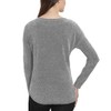 ELLEN TRACY Women's Long Sleeve Pullover Tweed Sweaters (Mineral Tweed,