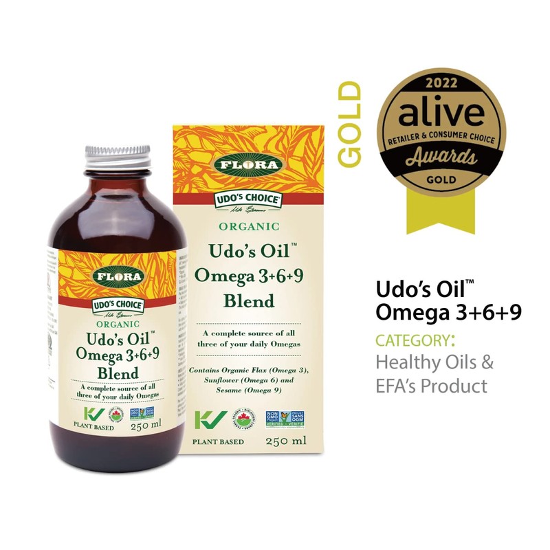 オーガニック ウドズオイル オメガ3 6 9ブレンド 500ml / [ 有機JAS認証取得 ]