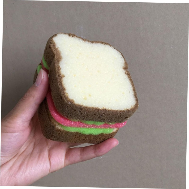 KICHOUSE 2 Pack Dish Scrubber Sponge Kitchen Sponges for Cleaning