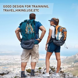 HIJAJA Footwear Clip for Sports and Outdoor Climbing Trip,Footwear Clip Sports Accessory,Hang Extra Shoes Cleats Boots or Gear on Your Bag (L, BLUE)