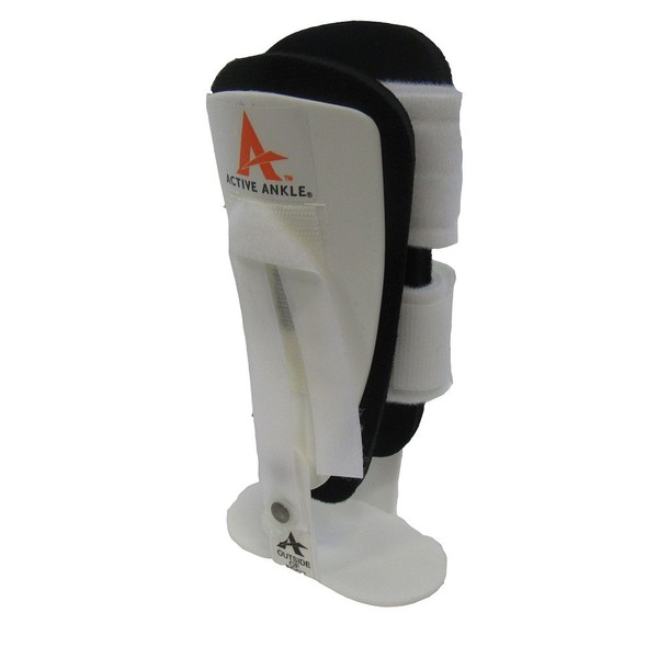 Active Ankle T-1 Ankle Brace (Large, White)