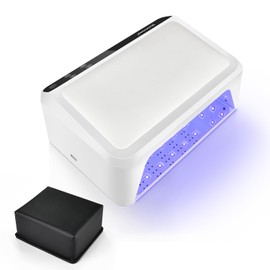 JODSONE Professional Nail Lamp with Hand Pillow 4 Timers Removable Base Smart Touch Screen Large Space U V Lamp for Gel Polish