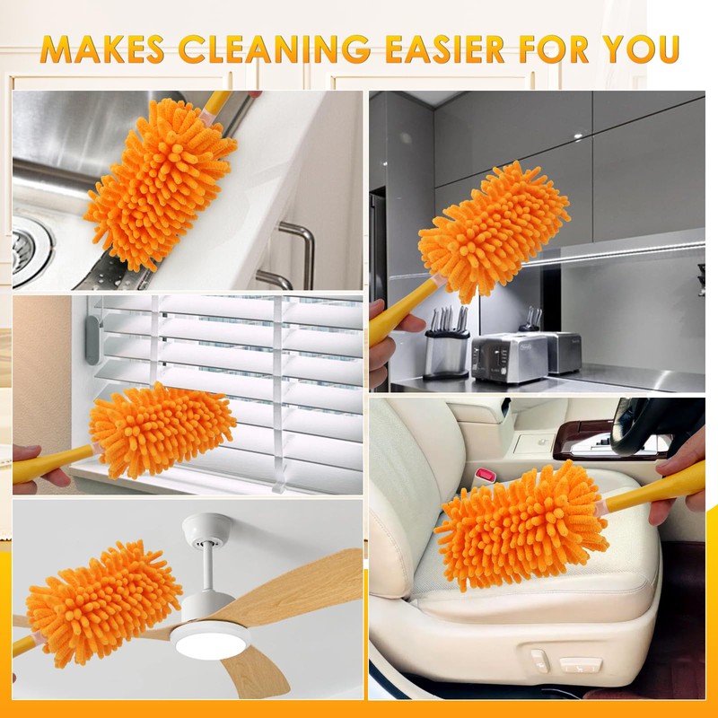 Redones Dusters for Swiffer - Reusable Duster Refill Compatible with