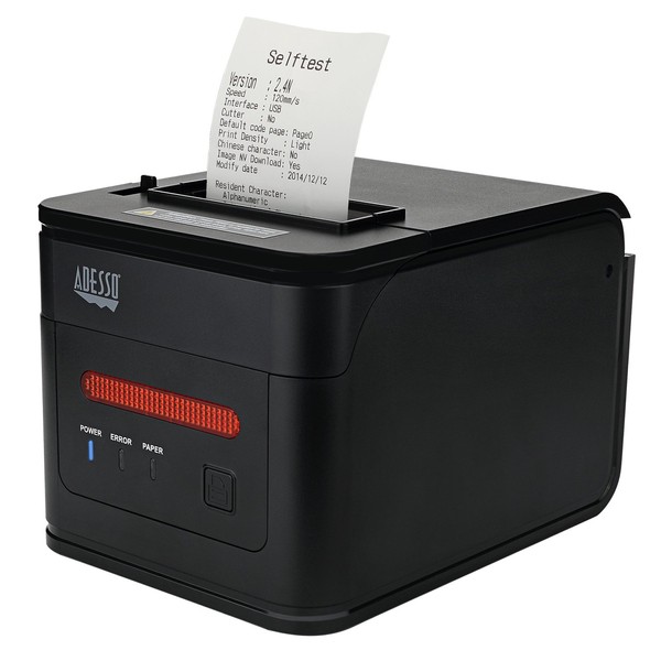 Adesso NuPrint 210-2" Thermal Receipt Printer, Black
